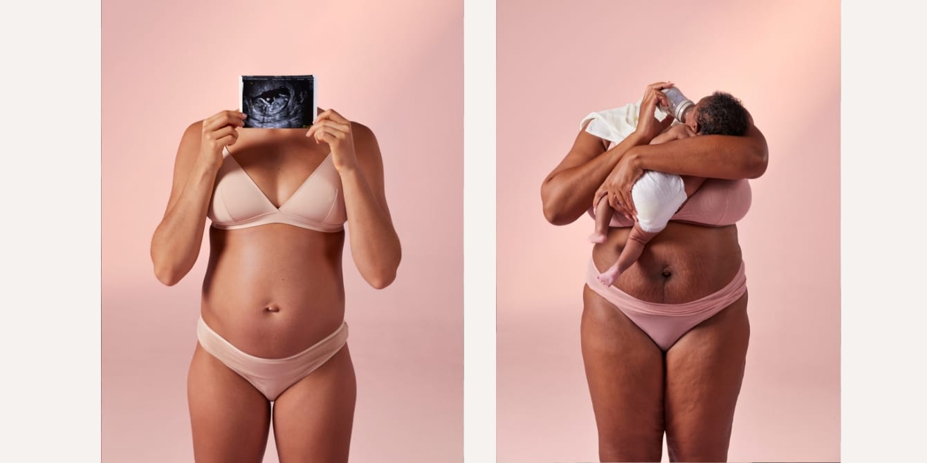 Alarming new survey shows that nearly all mothers feel ‘invisible’ invisible head mother with baby ultrasound - invisible mothers