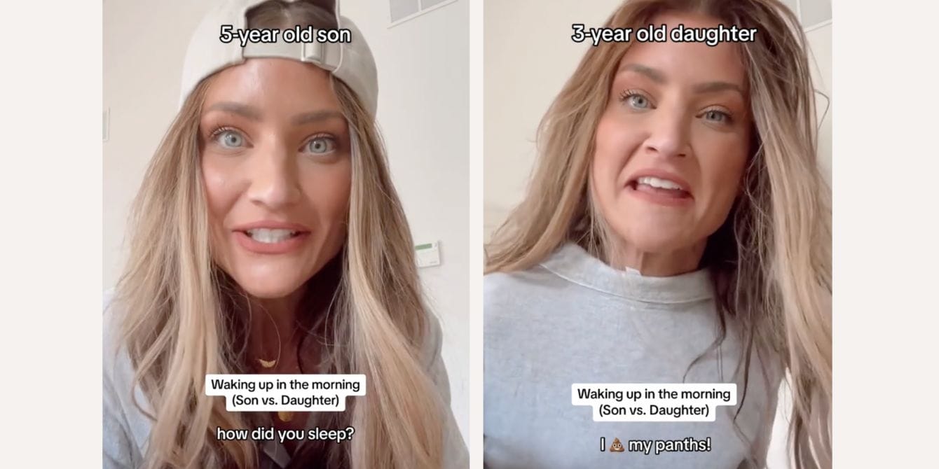 This is the most accurate depiction of the first child vs. the second child EVER Lindsay Gurk tiktok