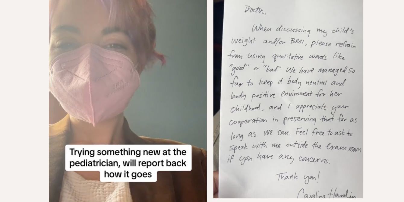 Mom’s note to pediatrician about weight-shaming is powerful and spot-on mom note to pediatrician- weight-shaming