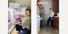 Viral Instagram reel will forever change the way you organize your refrigerator thecenteredlifeco on Instagram - viral fridge organization hack