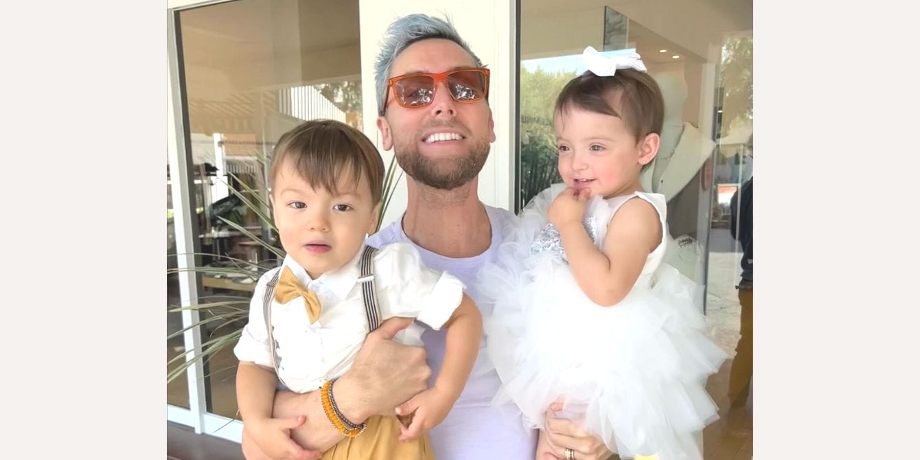 Lance Bass says his twins ‘freak out’ when they hear NSYNC songs play Lance Bass holding his twins
