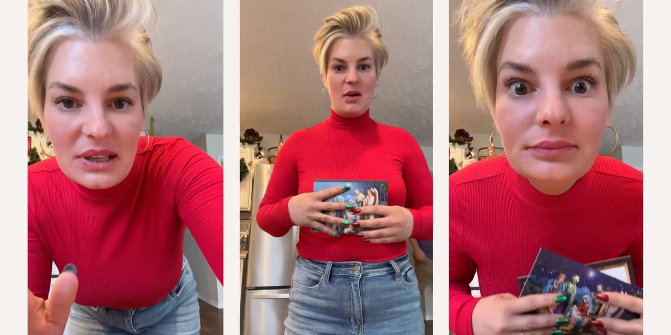 Mom’s TikTok goes viral after being honest about throwing away your Christmas cards Christmas Cards lady TikTok