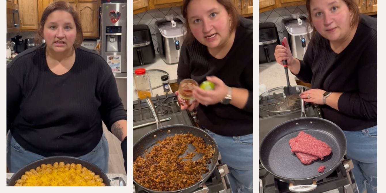 Everyone is loving this mom’s ‘aggressive’ cooking style—because she’s AWESOME aggressive cooking tiktok mom