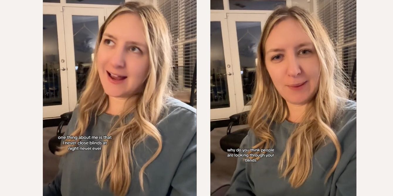 Woman goes viral for admitting she doesn’t close her blinds at night Woman talks about not closing blinds