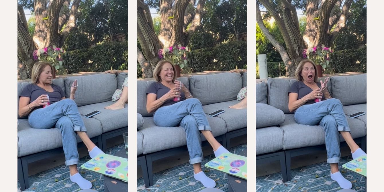 Katie Couric shares the moment she found out she’s gonna be a grandma—and it’s great Katie Couric finding out she's going to be a grandma