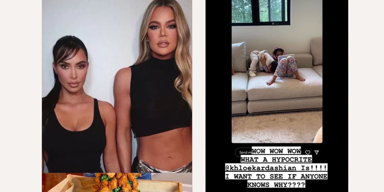 Kim & Khloé tease each other about shoes on the couch: ‘What a hypocrite!’ Kim and Khloe
