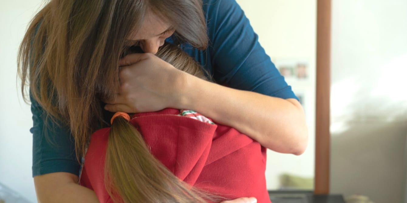 How to help your child heal from trauma: 3 steps to start mom hugging ten year old daughter help child heal from trauma