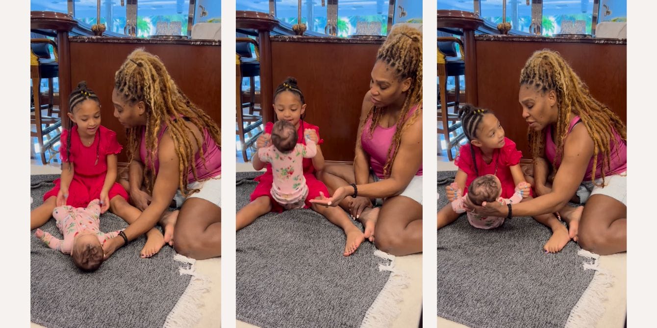 Yes, Serena Williams’ 4-month-old baby has a workout routine Serena Williams Baby Workout
