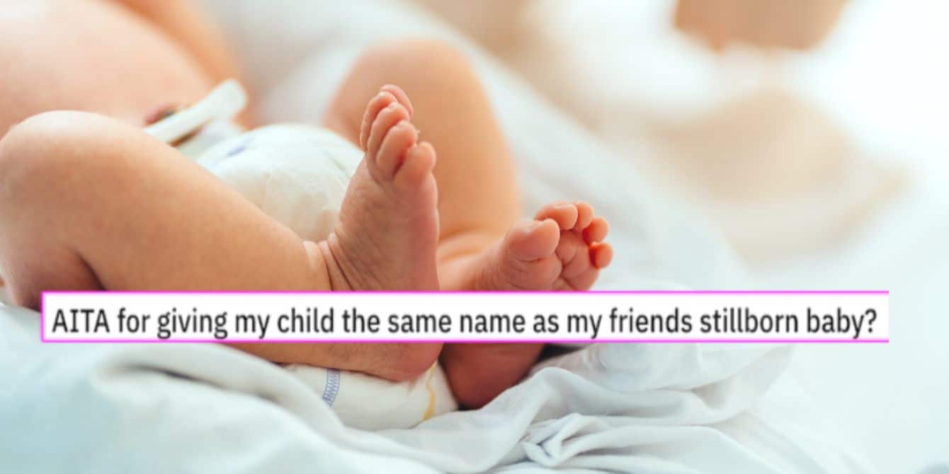 Mom asks if she’s wrong for giving her newborn the same name as her friend’s stillborn baby Newborn baby feet