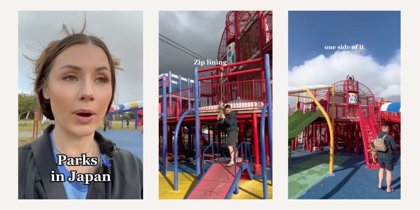 This mom’s video of a playground in Japan will have you wanting to pack your bags Mom shares what Japanese playgrounds are like