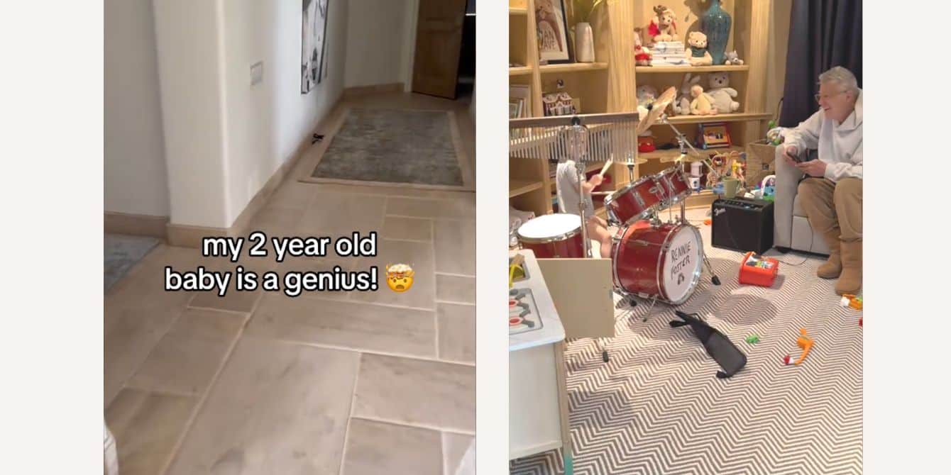 Katharine McPhee and David Foster have a 2-year-old drumming prodigy for a son Katharine McPhee and David Foster's toddler plays drums