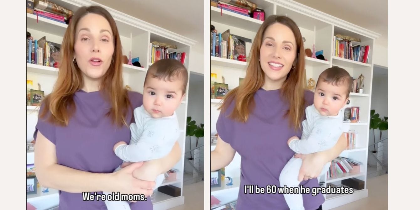 Hilarious TikTok celebrates ‘old moms’ who are ‘postpartum and perimenopause at the same time’ "We're old moms" funny TikTok trend