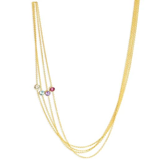 Maya Brenner Single Birthstone Necklaces