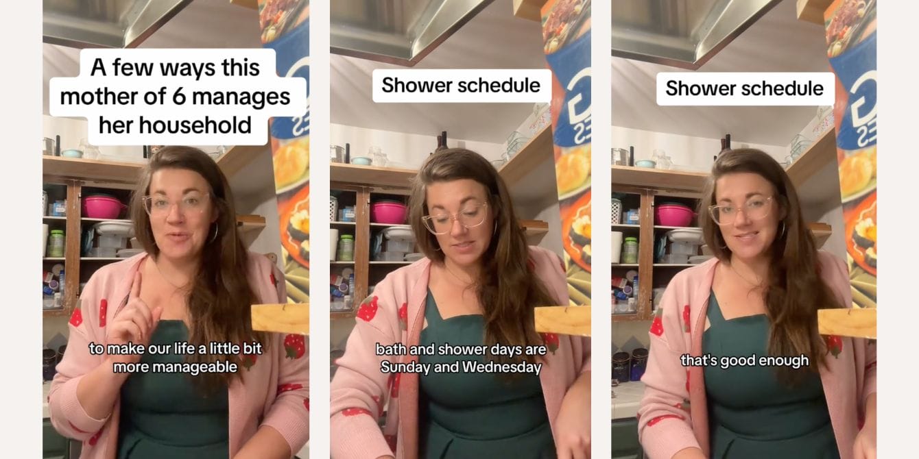 Mom of 6 ignites online debate when she admits her kids bathe just twice a week Mom of 6 shares shower schedule for family
