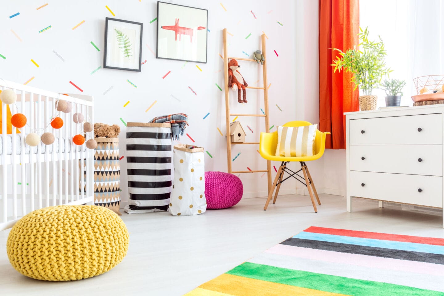 5 surprising predictions for what’s hot on baby registries in 2024 colorful baby nursery