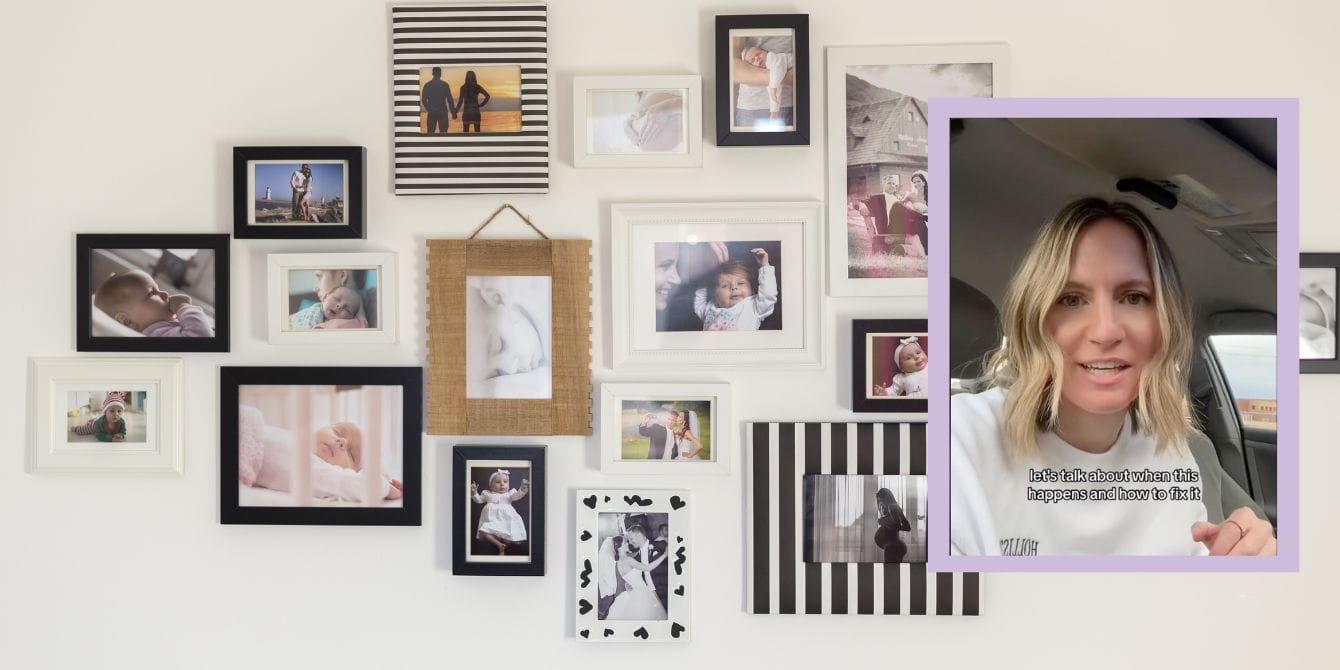 Interior designer says displaying family photos can be “shrine-like” designer says family photos can become a shrine - family photos on wall