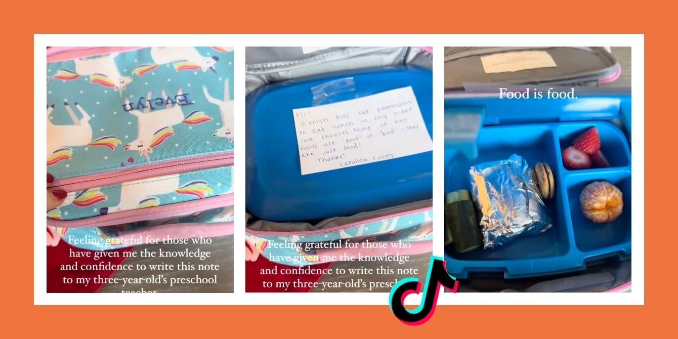 Mom sends angry note in daughter’s lunch after teacher comments on ‘good’ and ‘bad’ foods Mom sends in note with daughter's lunch on TikTok