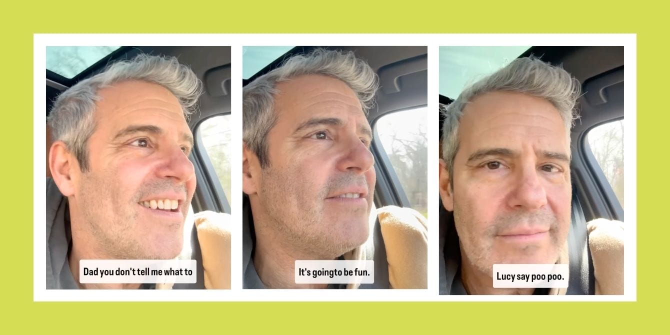 Andy Cohen’s car ride with his kids is the comic relief you need today Andy Cohen in the car with his kids