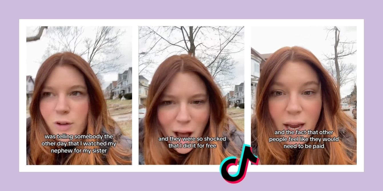 Woman says she was ‘shocked’ to learn some people pay family members to babysit their kids woman talks about paid family babysitting