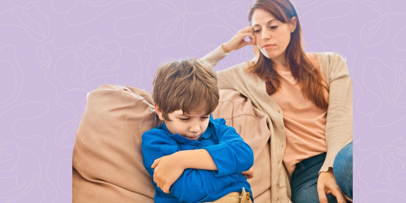 Mom asks if she’s wrong for telling her son to live with his dad because she doesn’t have room mom and son arguing on couch