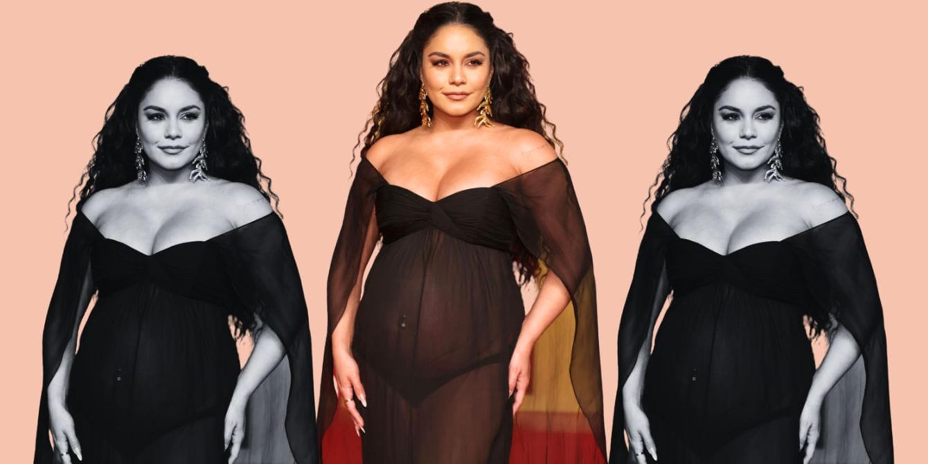 Vanessa Hudgens debuts baby bump at the Oscars looking like a total goddess Vanessa Hudgens debuts baby bump at 2024 Oscars