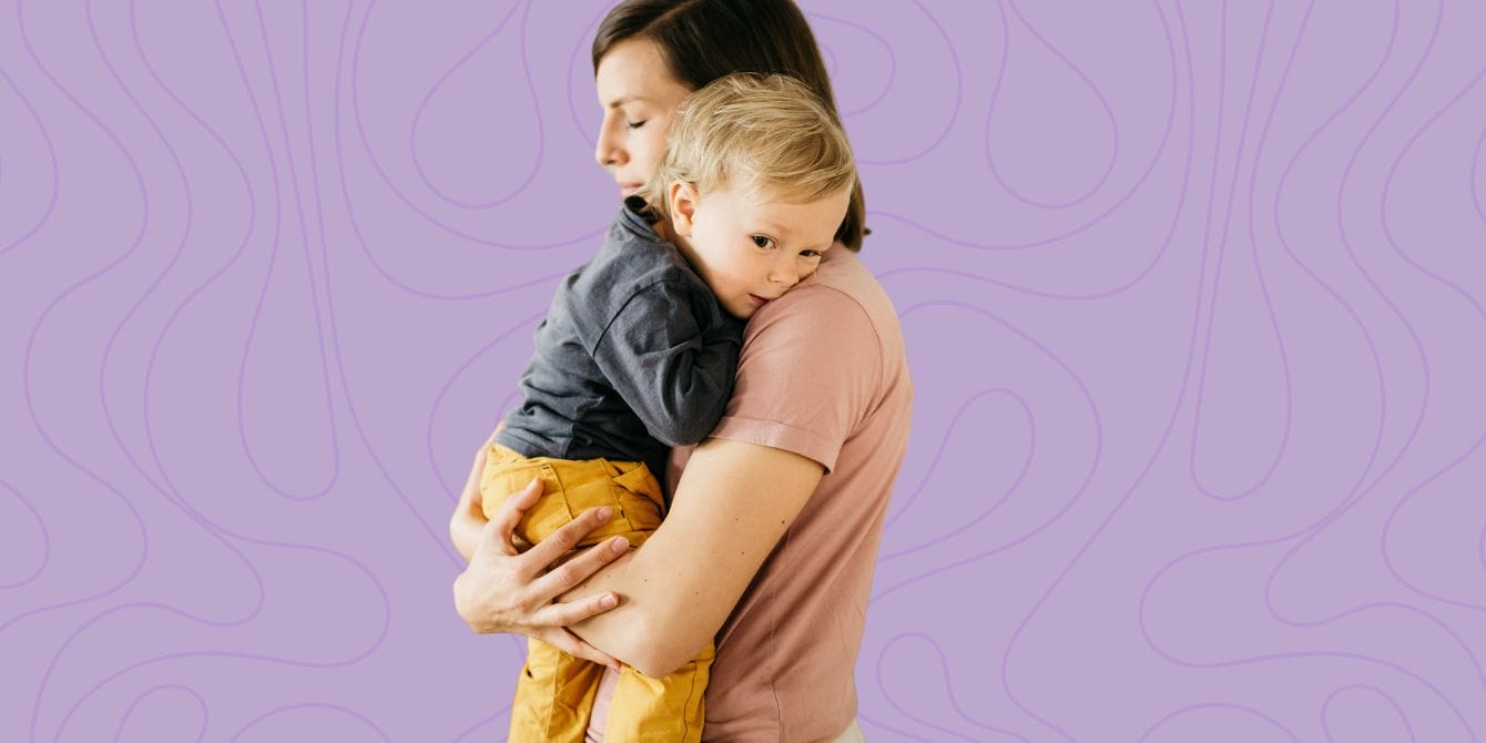 Mom asks if she’s wrong for how she reacted to her son’s near-accident Mom holding toddler son