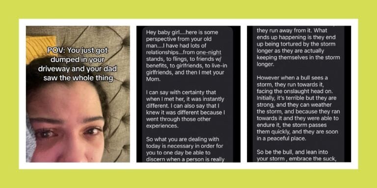 This text from an ‘emotionally intelligent dad’ to his daughter after a breakup is going viral Dad responds to daughter's breakup