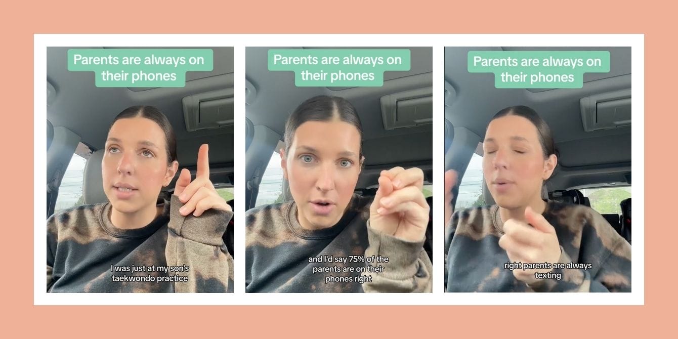 Mom defends parents who are accused of ‘always’ being on their phones TikTok mom talks about parents who are always on their phones