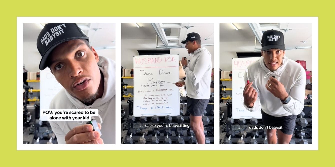 NFL player goes viral for saying ‘dads don’t babysit’ Dads don't babysit tiktok