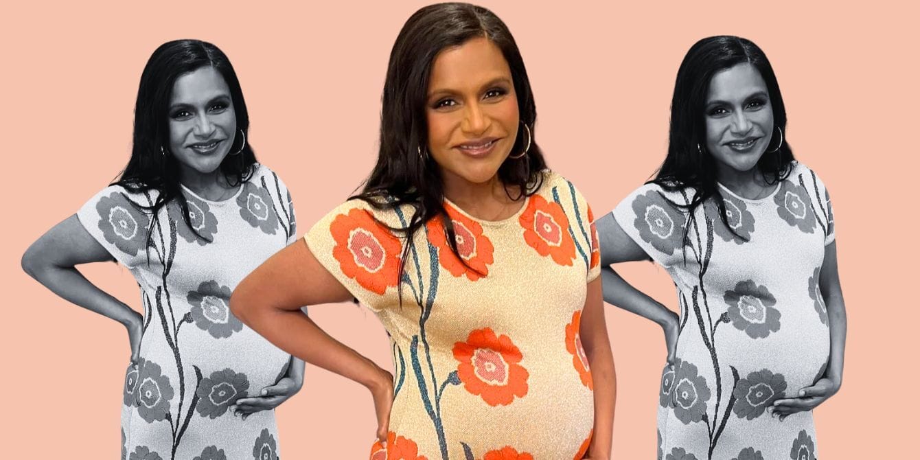 Surprise! Mindy Kaling shares sweet news of her 3rd baby—and reveals her name mindy kaling pregnant