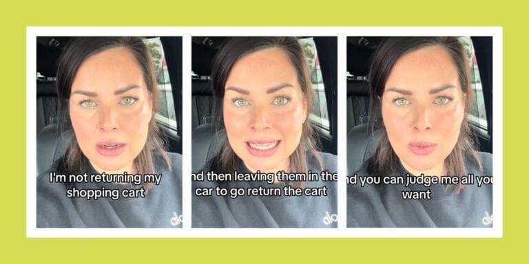 Mom’s viral video about not putting her shopping cart back has sparked an interesting debate Mom goes viral for shopping cart opinion