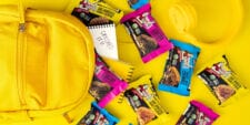 Here’s how to avoid the back-to-school lunch slump this year Dave's Killer Bread Snack Bars from yellow backpack