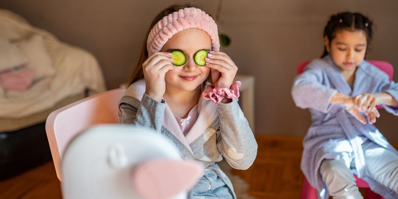 The rise of ‘Sephora kids’ is affecting summer camps and highlights a bigger problem Young girls doing skincare