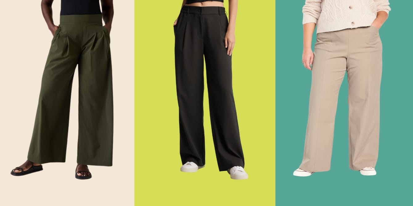 10 wide leg pants that are almost as comfy as pajamas–but look way more polished
