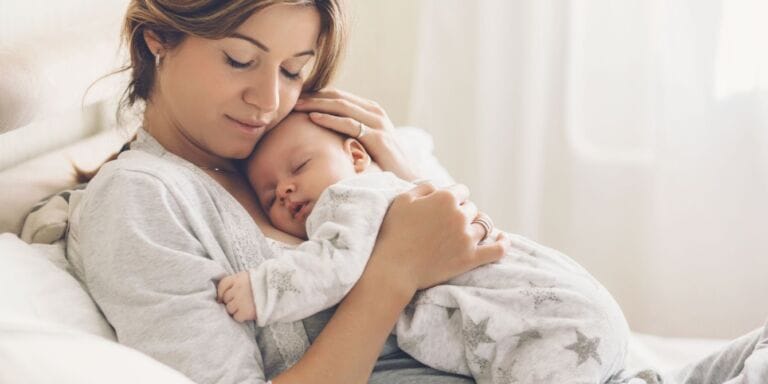 The pulse of a mother’s postpartum anxiety a mother's postpartum anxiety - mom holding baby