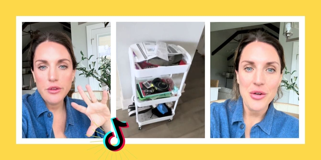 This mom’s genius cleaning cart hack will help you banish clutter forever Mom's cleaning cart hack