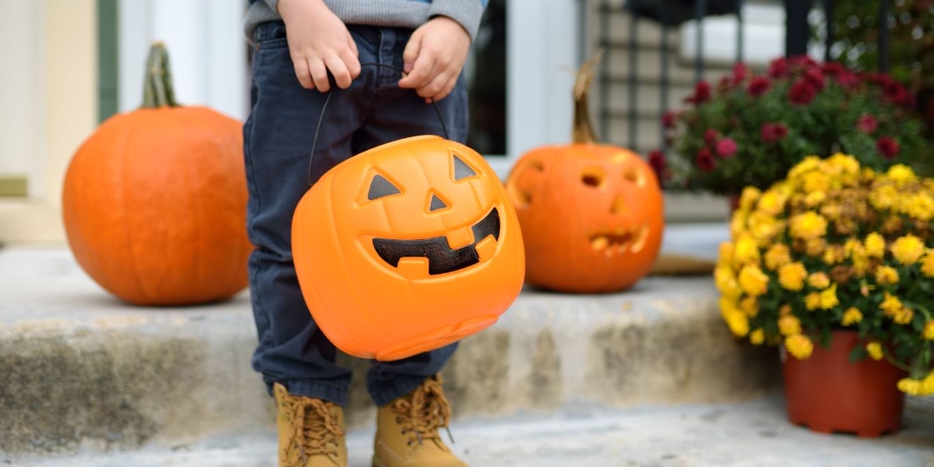 Boo Baskets: The Halloween tradition I surprisingly don’t hate boo basket - kid carrying halloween basket