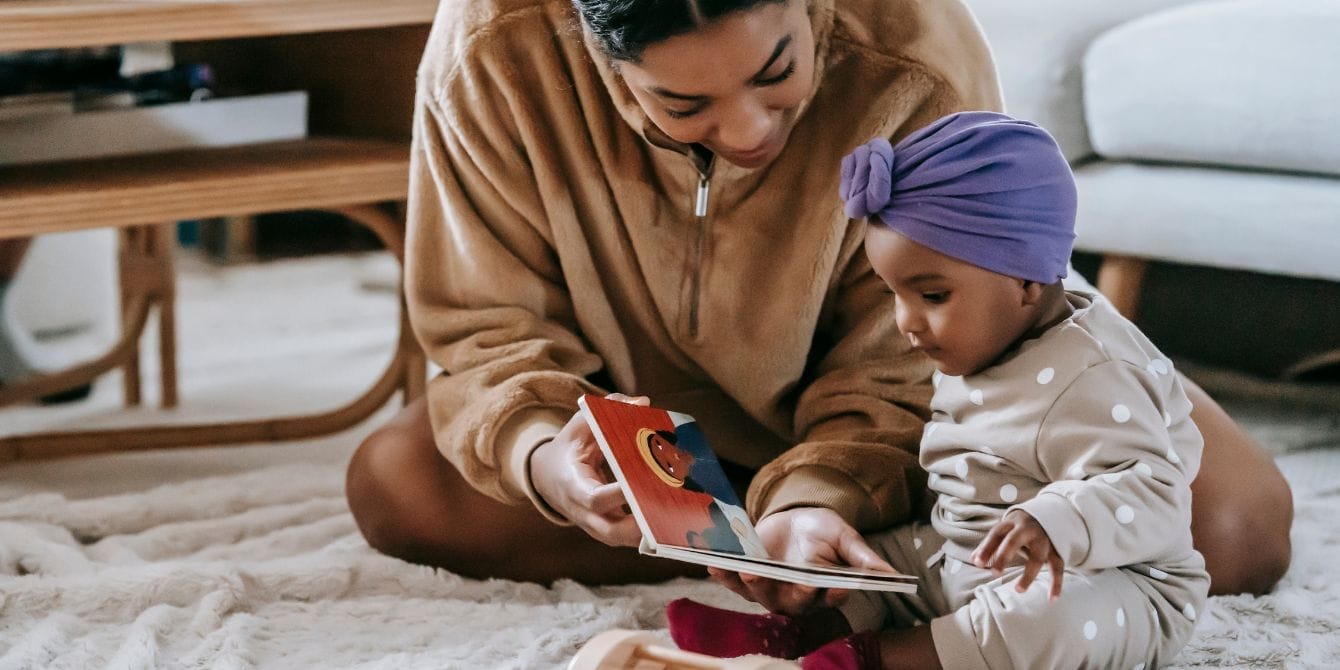 A love letter to children’s books children's books - mom reading to baby