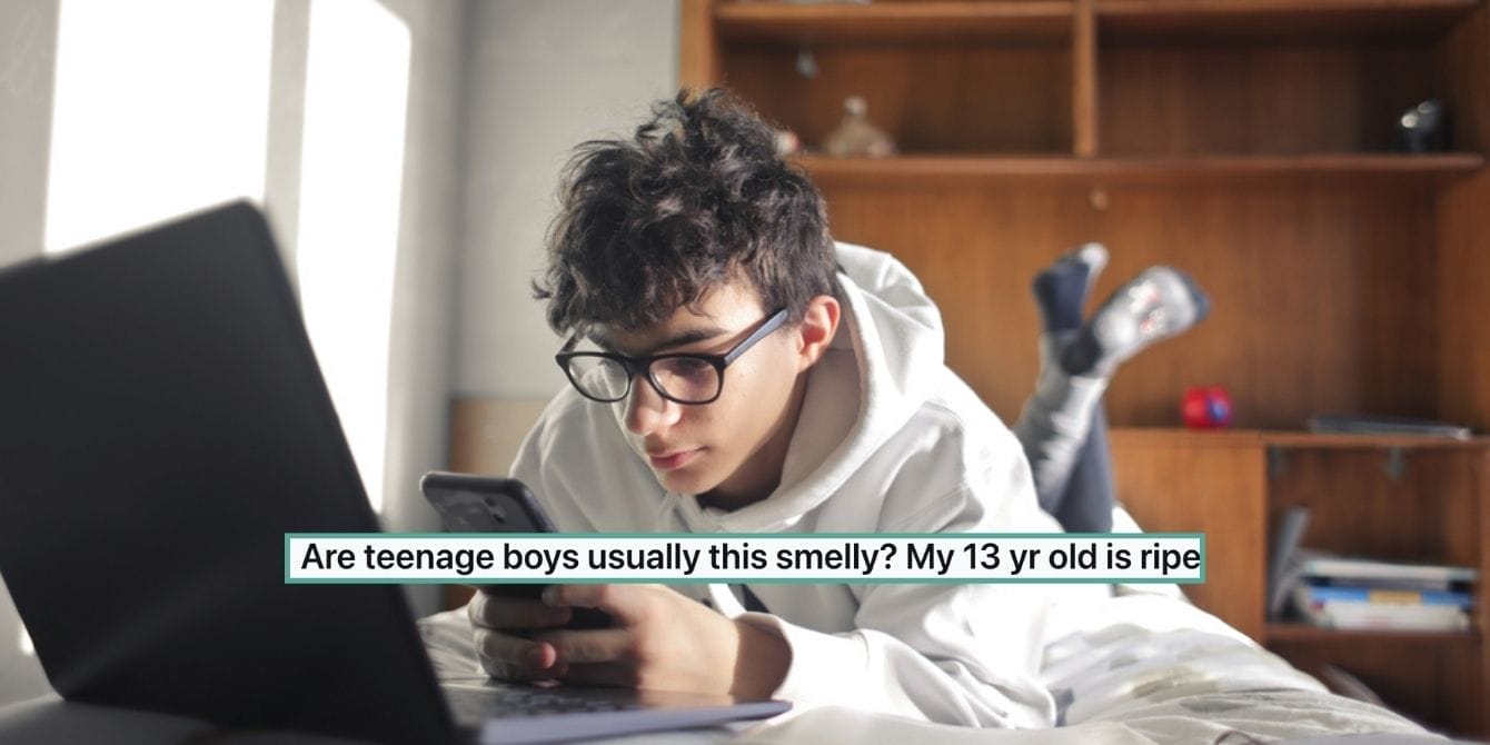 A mom turns to the internet for help identifying her teen son’s sudden ‘corn chip smell’ Teen boy in bedroom