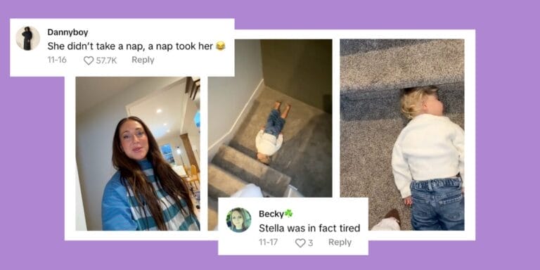Toddlers ‘don’t need a nap’—until they do: The viral TikTok every parent can relate to Toddler falling asleep