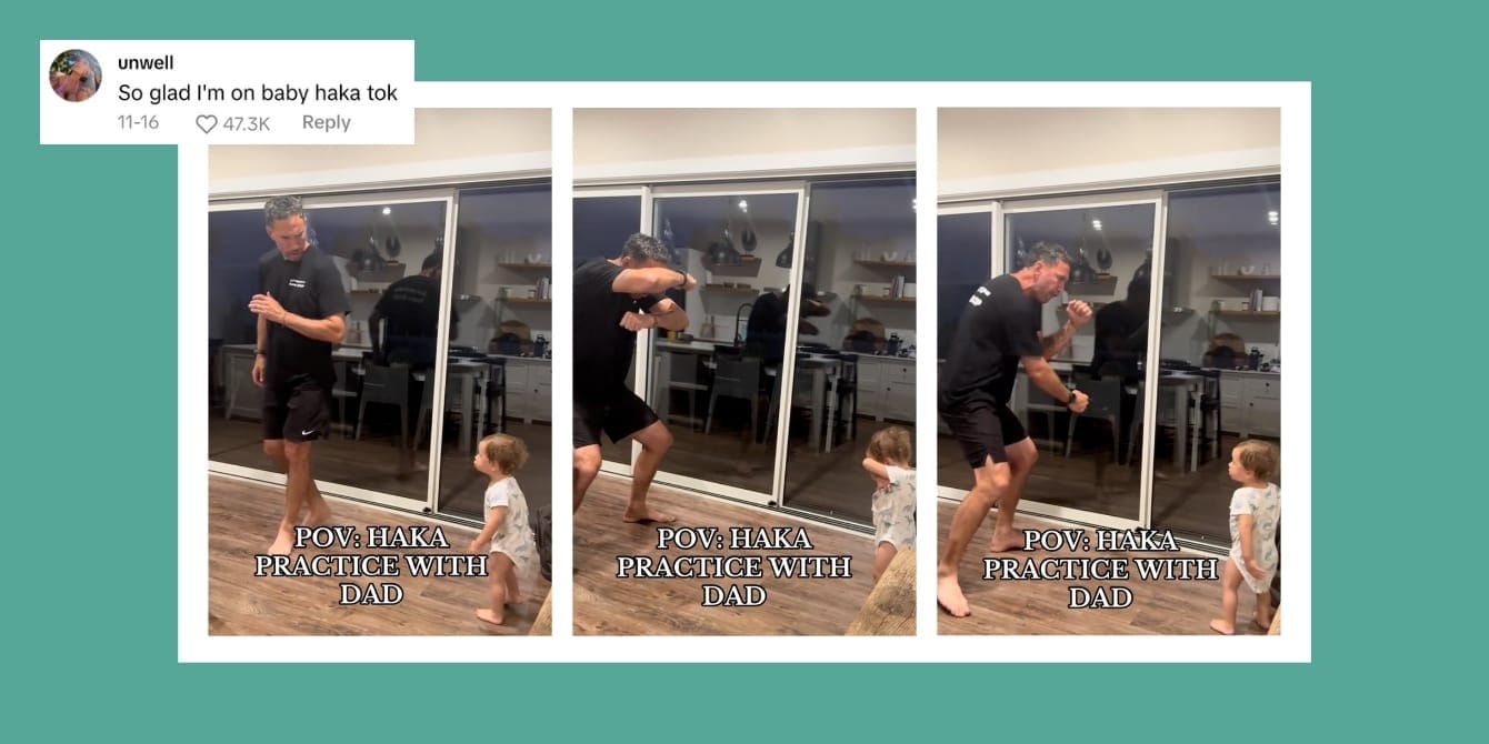 Dad teaching his child the Haka goes viral—and it’s a beautiful reminder of cultural connection Dad teaching his child the haka in a viral Tiktok video