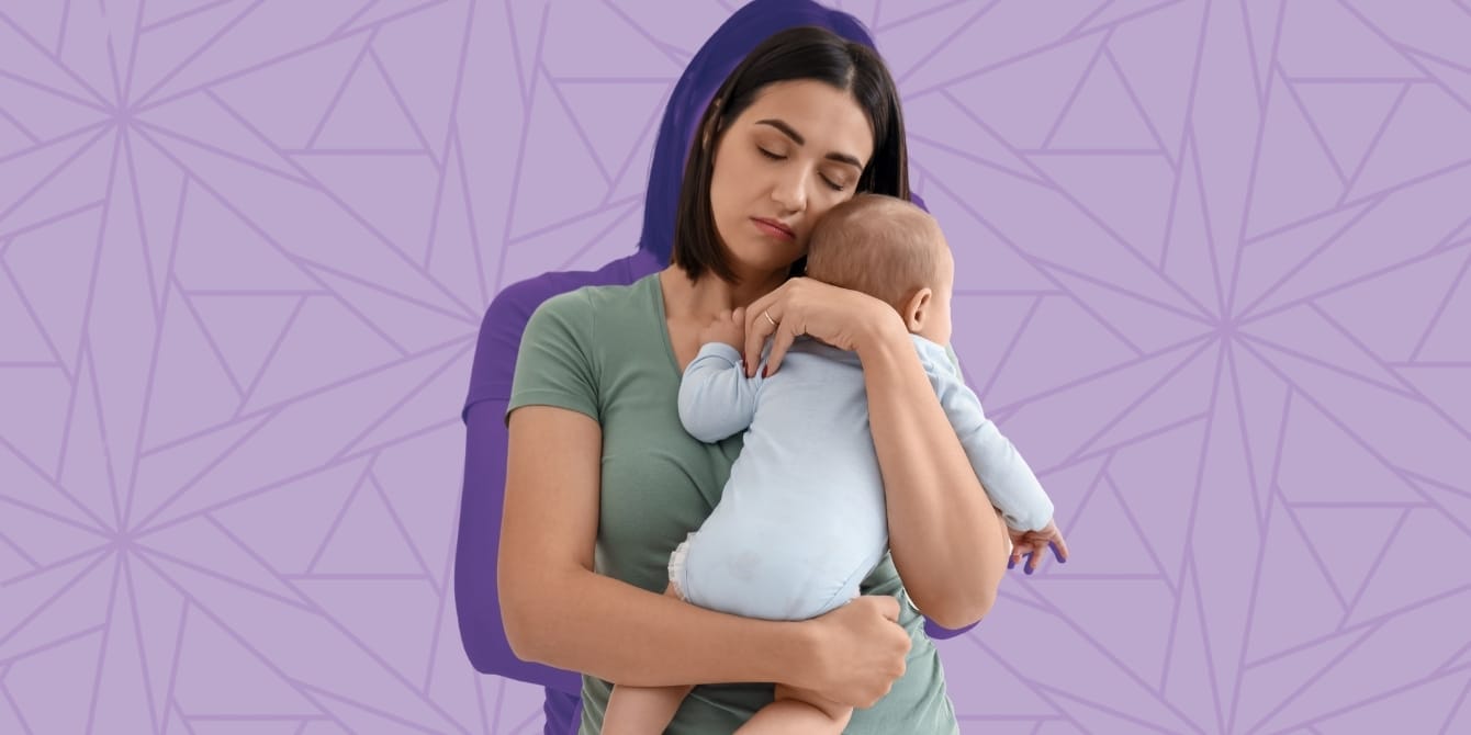 Postpartum depression rates have doubled—and moms still aren’t getting the support they need Postpartum depression: A depressed mother holding her newborn