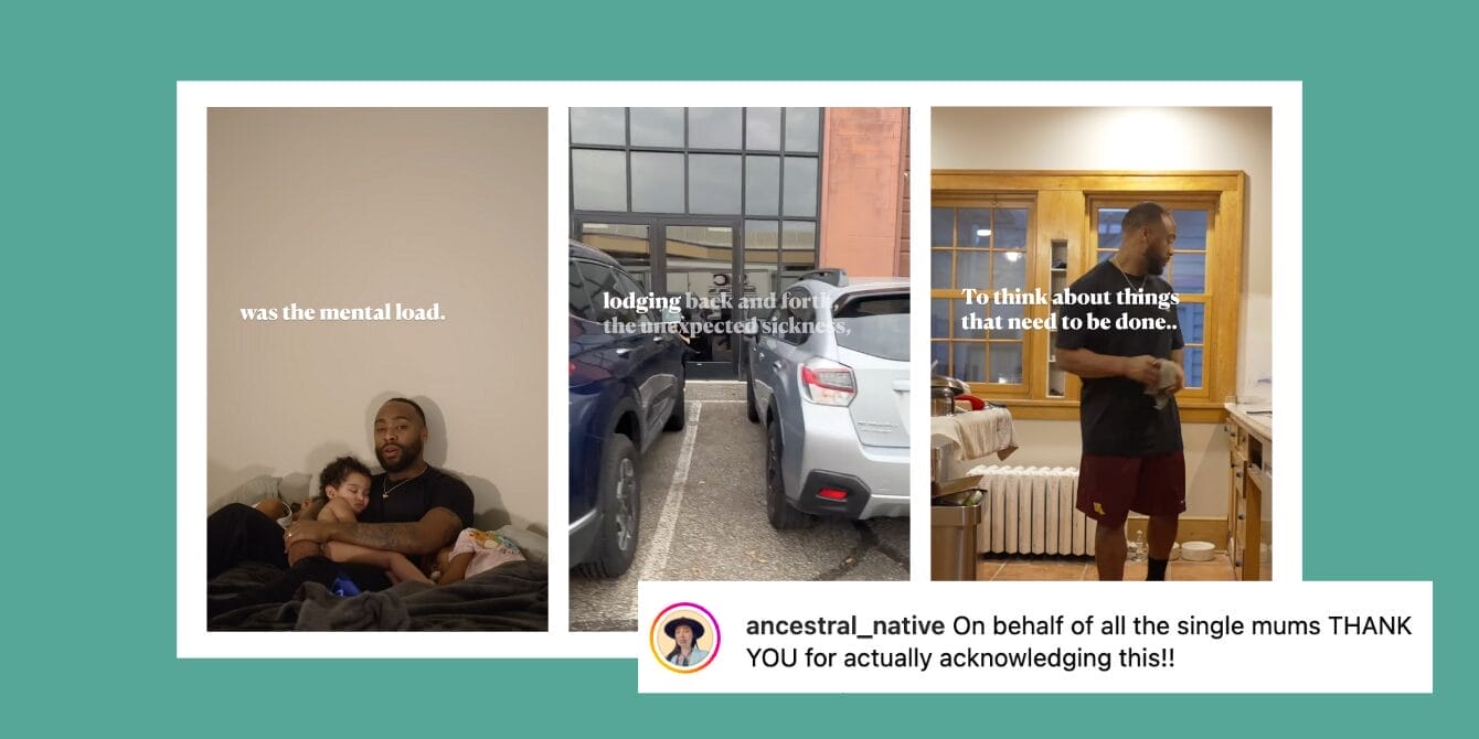 Father of 3 realizes the true weight of his wife’s ‘mental load’ after 8 days alone with the kids Dad experiencing mental load