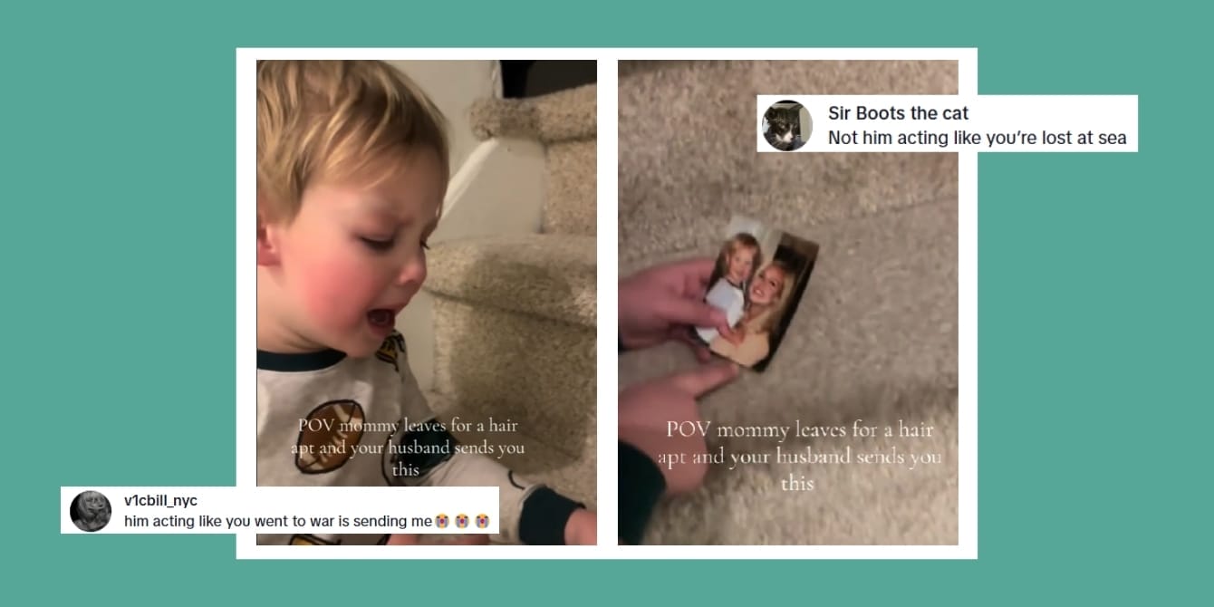 When mom leaves for a hair appointment: The viral TikTok breaking hearts and sparking laughter TikTok: A young boy crying becasue his mother left for a hair appointment