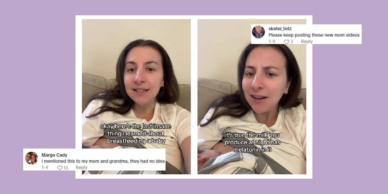 Breastfeeding is a full-time job—and this viral TikTok gets it A mom talking about breastfeeding