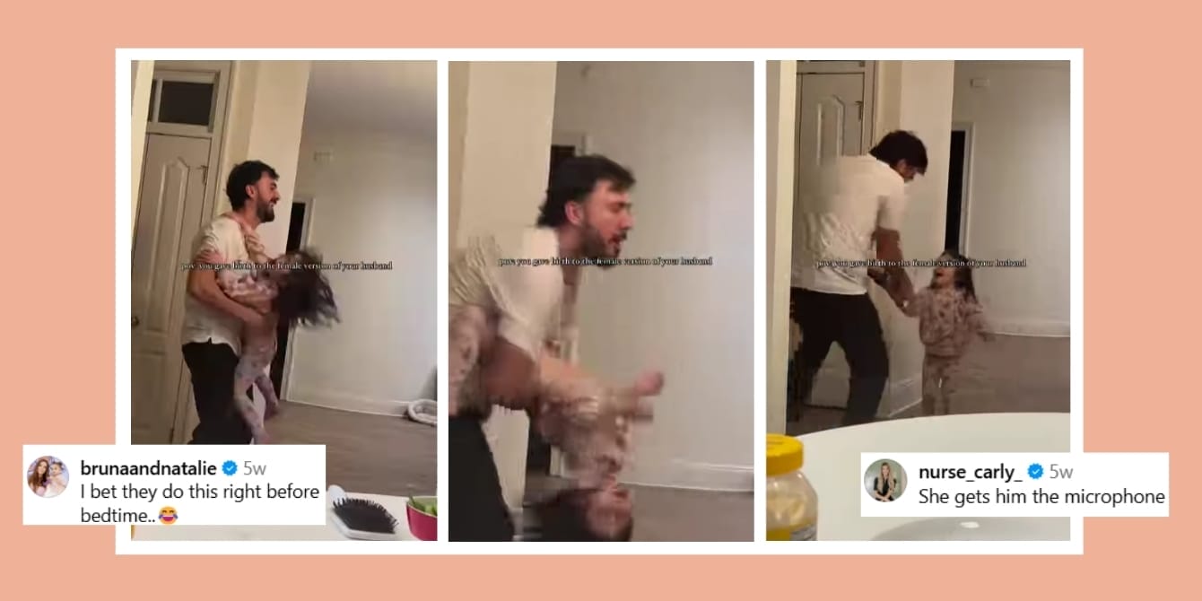 Why 35 million people are obsessed with this dad and daughter dance party to ‘Despacito’ Images of a viral Instagram video of a dad dancing with his daughter to Despacito