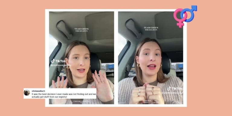 ‘Team Green’ goes viral: One mom’s take on waiting to find out baby’s sex A TikTok mom talking about being team green