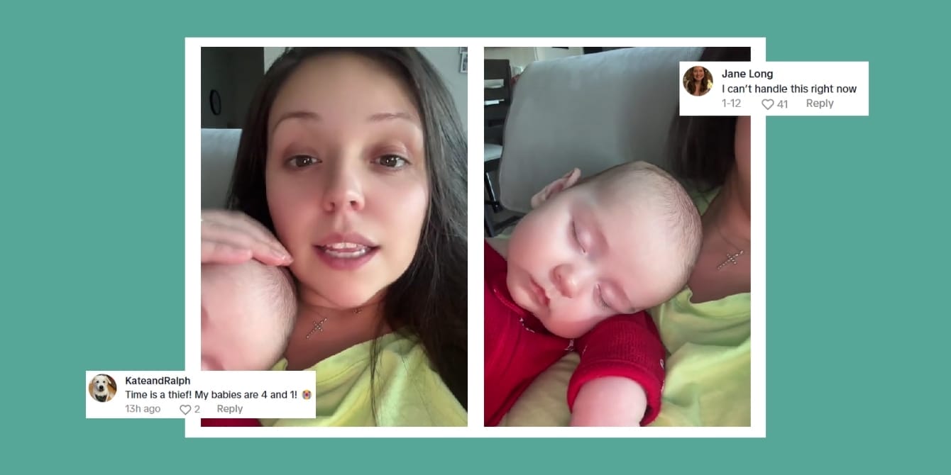 The Costco conversation that left a mom in tears—and a lesson we all need to hear A TikTok mom holding her sleeping baby