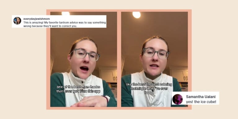 This TikTok mom’s ice cube trick Is a game-changer for calming toddler tantrums A TikTok mom sharing her great hack to calm toddlers