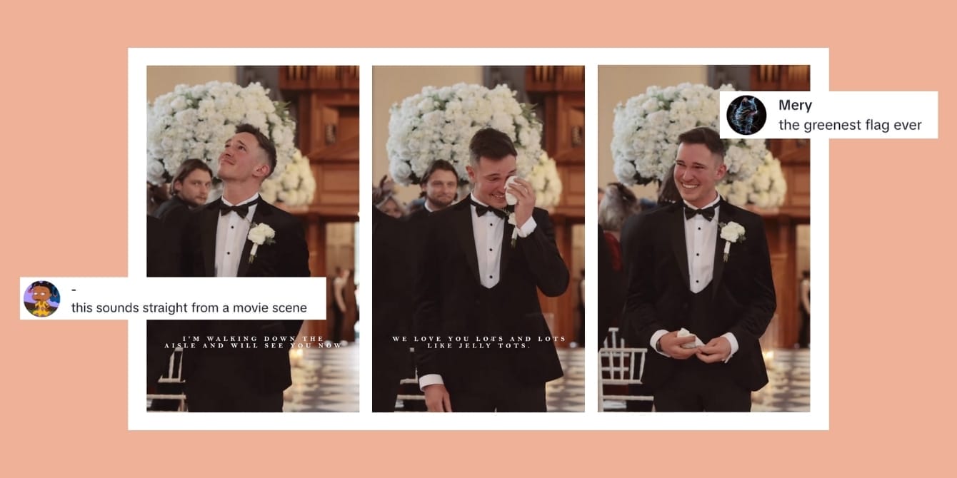This 3-year-old’s voice note left her dad in tears on his wedding day TikTok: A dad crying on his wedding day